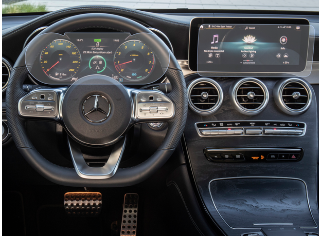 Screen Protectors (2 pcs.) for Mercedes-Benz GLC C253 2021+ - HD-Premium FoliaTa